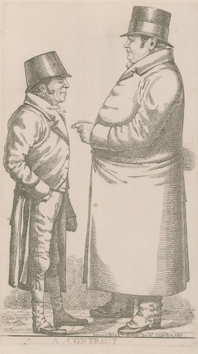 Mr Damington and Mr Tremloe, A contract by Richard Dighton